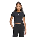 Camiseta adidas Essentials  Infantil PRETO/BRANCO