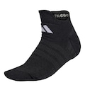 Meia de Tênis Cano Baixo adidas Acolchoadas Unissex PRETO/BRANCO