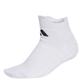 Meia de Tênis Cano Baixo adidas Acolchoadas Unissex BRANCO/PRETO