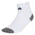 Meia Soquete de Corrida Adidas Unissex BRANCO/PRETO