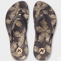 Chinelo Kenner Kyra Slim Estampada - Feminino PRETO