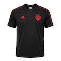 Camisa do Sport Recife 2026 Concentração Atleta Kappa - Masculina PRETO