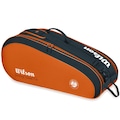 Raqueteira Tennis Wilson Roland Garros Team 6pk 2026 LARANJA