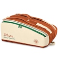 Raqueteira Tennis Wilson Roland Garros 9pk 2026 BEGE