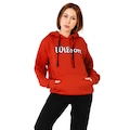 Moletom Wilson Bold Hoodie - Unissex VERMELHO