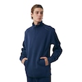 Blusão Moletom Champion Active Quarter Zip - Masculino AZUL ESCURO