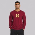 Camiseta Manga Longa Hurley Icon - Masculina VERMELHO/VINHO
