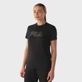 Camiseta Fila Regular Basic Outline - Feminina PRETO