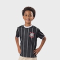 Camisa do Corinthians Braziline Corinto - Infantil PRETO