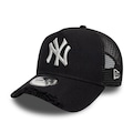 Boné New Era 9Forty A-Frame Trucker Sn MLB Masculino PRETO