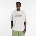 Camiseta New Balance Ghica Line Up Oversized Masculina CINZA