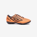 Chuteira de Society Infantil Umbro X-Diamond LARANJA