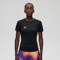 Camisa Umbro Ftvl Flame Feminino PRETO
