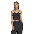 Top Regata adidas Seasonal Essentials Colorpop Estampa Bordada Feminino PRETO/BRANCO