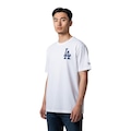 Camiseta New Era 3032 Los Angeles Dodgers Masculina BRANCO