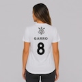 Camisa do Corinthians Fitness Dry Logo 8 Feminina BRANCO