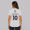 Camisa do Corinthians Fitness Dry Logo 10 Memphis Feminina BRANCO