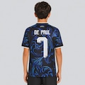 Camisa Argentina II 26/27 7 De Paul adidas Infantil PRETO
