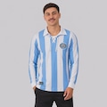 Camisa do Grêmio Retrô 1917 Manga Longa Masculina BRANCO