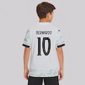 Camisa Portugal II 25/26 10 Bernardo Silva Puma Infantil BRANCO