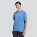 Camiseta adidas Terrex Logo Masculina AZUL
