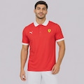 Camisa Polo Puma Ferrari Piquet Masculina VERMELHO