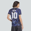 Camisa Argentina II 26/27 10 Messi adidas Feminina PRETO