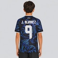 Camisa Argentina II 26/27 9 J. Alvarez adidas Infantil PRETO