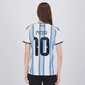 Camisa Argentina I 26/27 10 Messi adidas Feminina AZUL CLARO