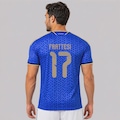Camisa Itália I 26/27 17 D. Frattesi adidas Masculina AZUL