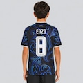 Camisa Argentina II 26/27 8 Enzo adidas infantil BRANCO