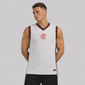 Camiseta Regata do Flamengo Dry Performance Masculina BRANCO