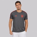 Camisa do Sport Recife Concentração Comissão 26/27 Kappa - Masculina CINZA