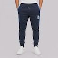 Calça Moletom Grêmio Tricolor - Masculina AZUL ESCURO