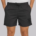 Shorts do Corinthians Logo Poliamida - Masculino PRETO