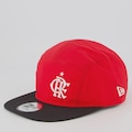 Boné Unissex New Era Flamengo Mengão Camper - Aba Reta VERMELHO