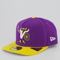Boné Unissex New Era Minnesota Vikings NFL OTC 5950 - Aba Curva ROXO