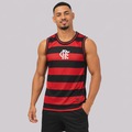 Camiseta Regata do Flamengo Dry Listrada - Masculina VERMELHO