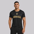Camisa do Corinthians Brasil Jacquard Holográfico - Masculina PRETO