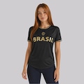 Camisa do Corinthians Brasil Dry - Feminina PRETO