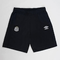 Bermuda Umbro Santos Viagem 2026 Masculino PRETO