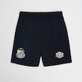 Calção Umbro Santos Treino Atleta 2026 Masculino PRETO