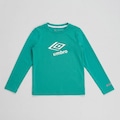 Camisa Umbro Basic UV ML Infantil VERDE