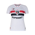 Camiseta do São Paulo New Balance Torcedor - Feminina BRANCO/VERMELHO