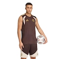 Camisa de Treino sem Mangas Tiro6 Competition do Flamengo Adidas Masculina MARROM