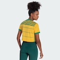 Blusa Cropped Adidas Originals Brasil COB Feminina AMARELO