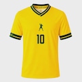 Camiseta do Brasil Pelé 10 Performance Athleta - Masculina AMARELO