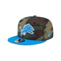 Boné New Era Detroit Lions Salute Service Militar VERDE