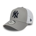 Boné New Era Side Patch Trucker New York Yankees Masculino CINZA