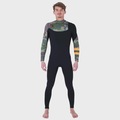 Long John Hurley 3/2mm Plus Printed Chest Zip Masculino PRETO